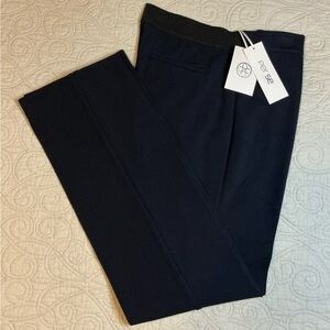 NEW Per Se by Carlisle Nikita-NY Navy Blue Ponte Pull On Pants size 14 NWT